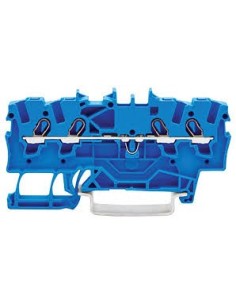 Bornier traversant Wago 2001-1404 pour 4 conducteurs de 1,5 mm²